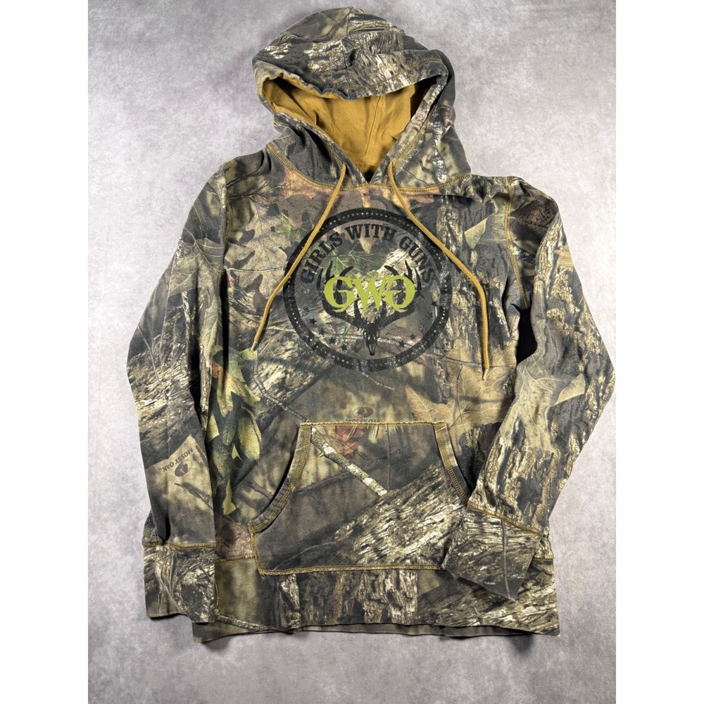 Girls With Guns Women's M Mossy Oak Camo Buck Stamp Hoodie Limited 2016 GWG